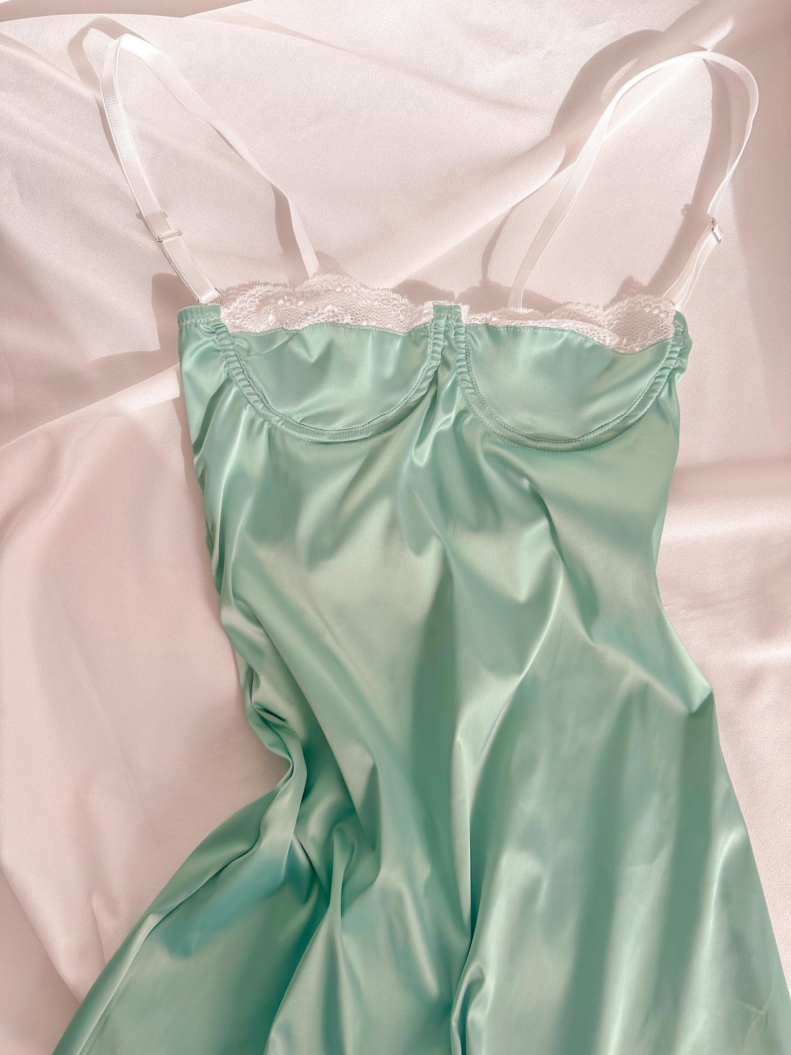 Mermaid Satin Mini Dress